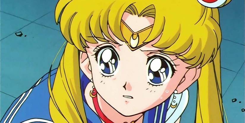 Sailor Moon looks distressed