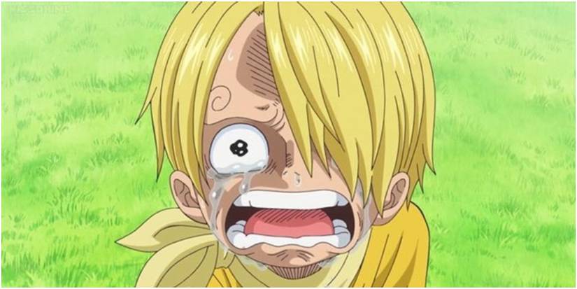 Sanji Crying After Being Mistreated