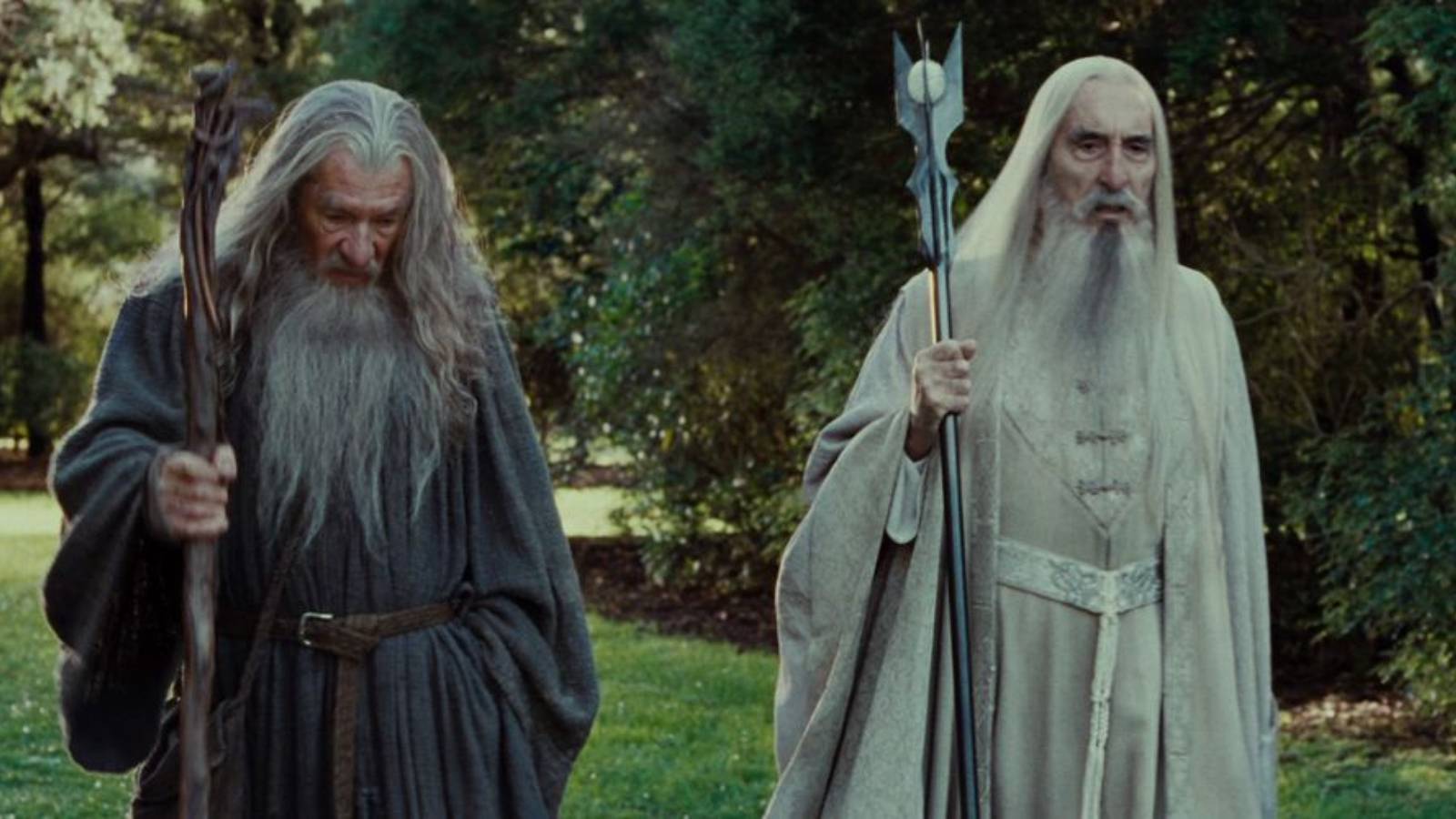 Saruman and Gandalf