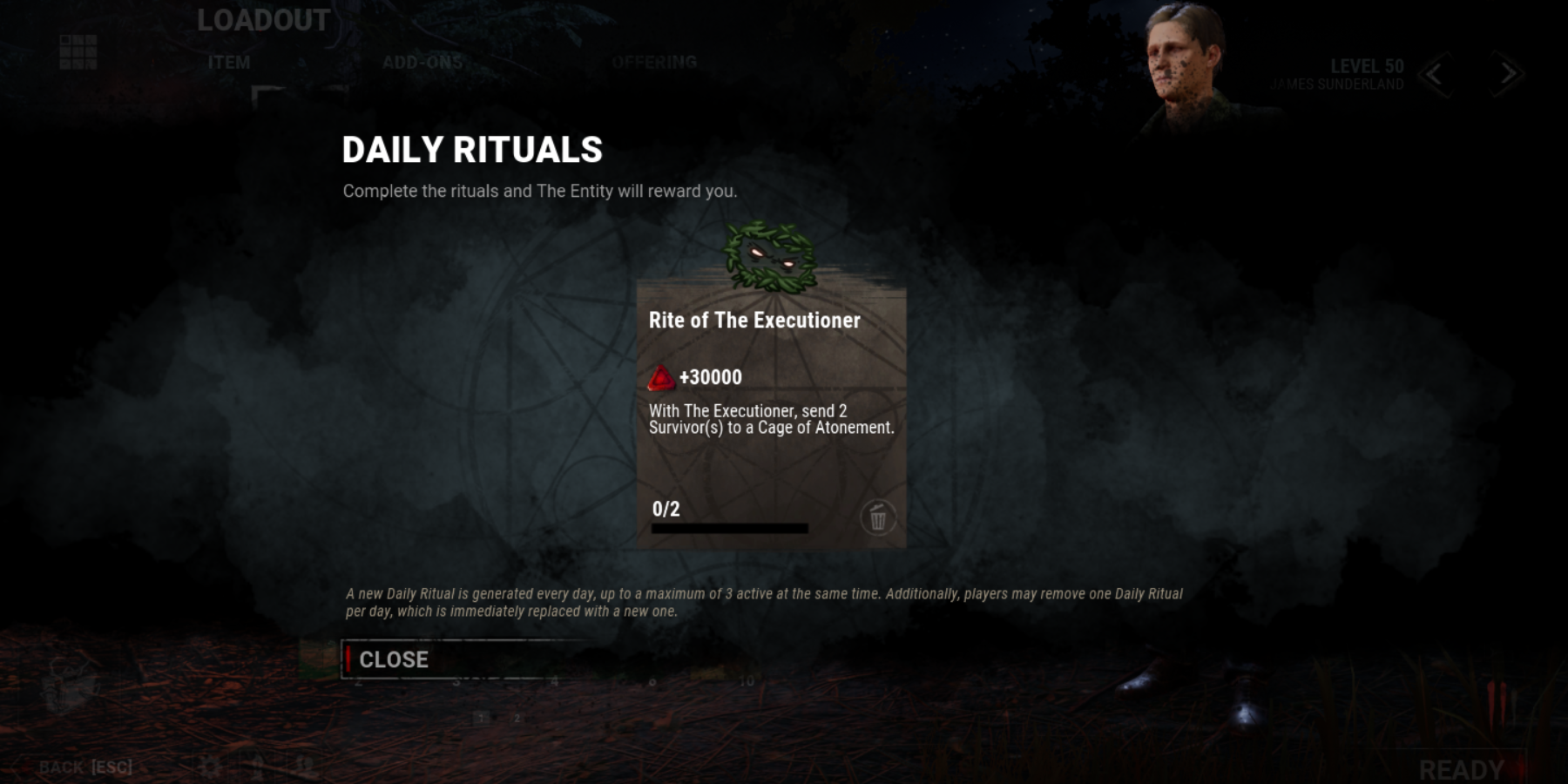 Dead by Daylight Daily Rituals