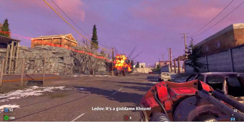 Serious Sam - Siberian Mayhem - MK III Grenade Launcher - Player hits enemy at long-range