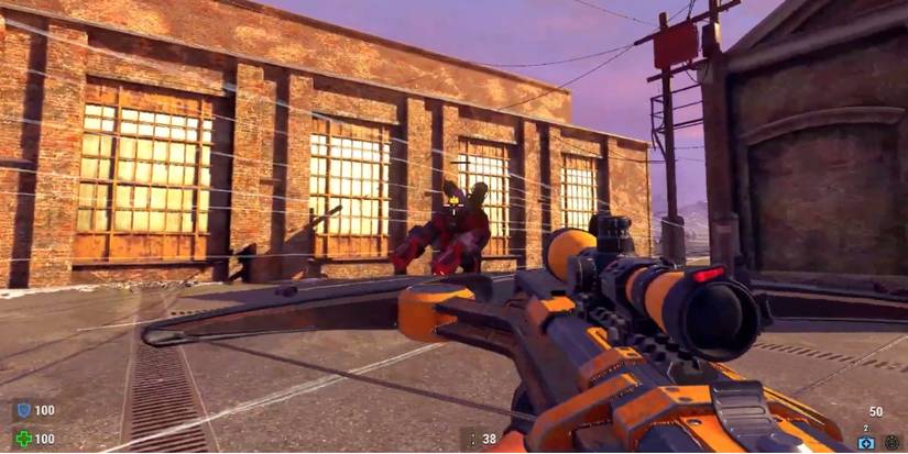 Serious Sam - Siberian Mayhem - SCC-2 Perun Crossbow - Player pierces enemy