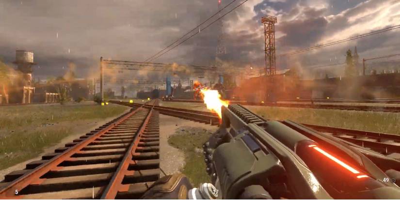 Serious Sam - Siberian Mayhem - XPMR - Burner Raygun - Player burns enemy