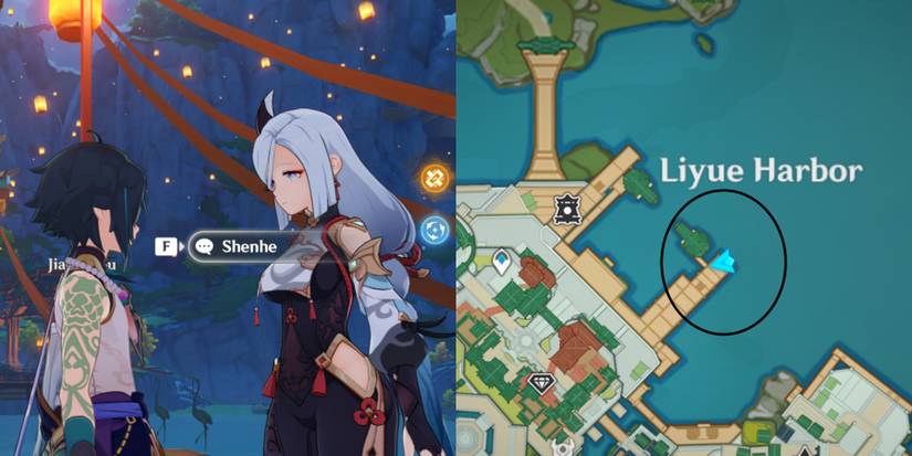 Shenhe location in Genshin Impact