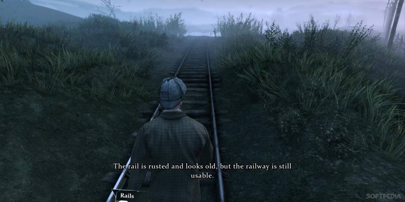 Picking out details on train tracks in Sherlock Holmes Crimes & Punishments