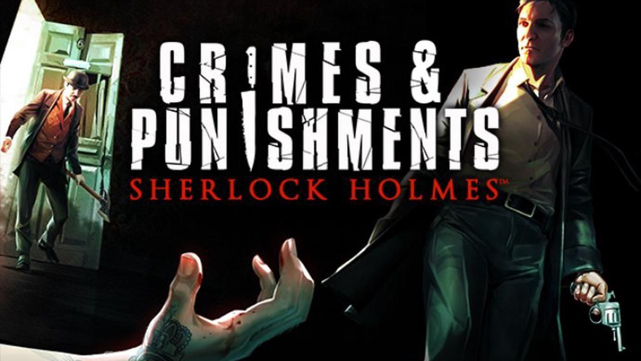 The title screen of Sherlock Holmes: Crimes and Punishments