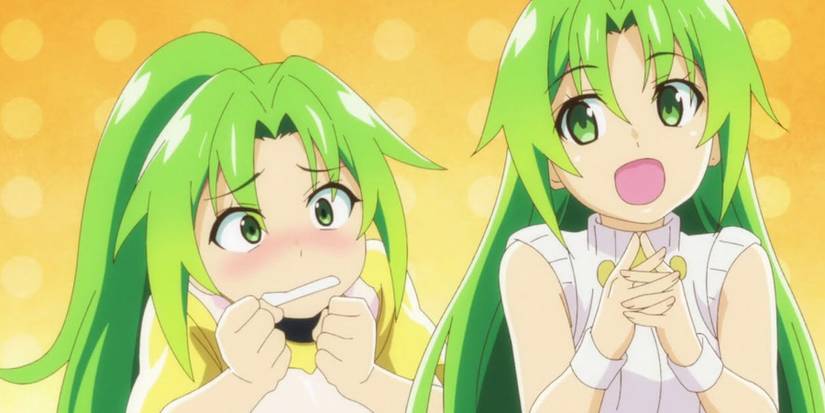 Shion and Mion Sonozaki of Higurashi No Naku Koro Ni