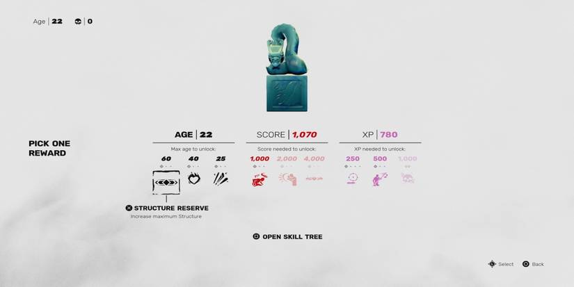 The shrine menu from Sifu