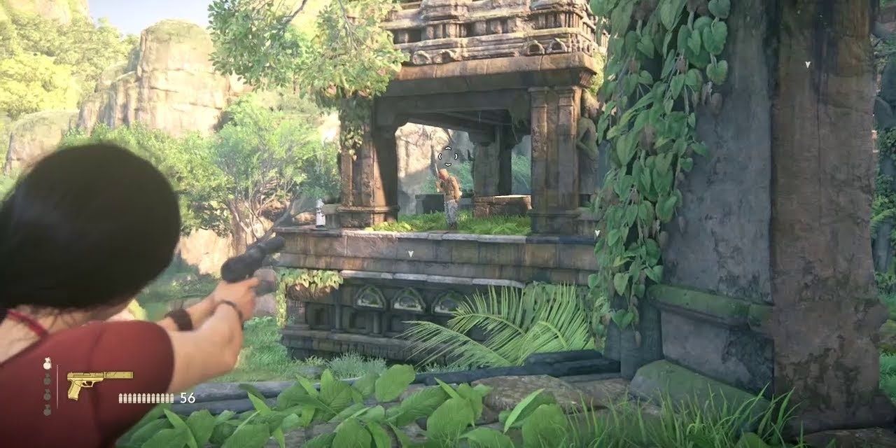 Пистолет с глушителем в Uncharted The Lost Legacy