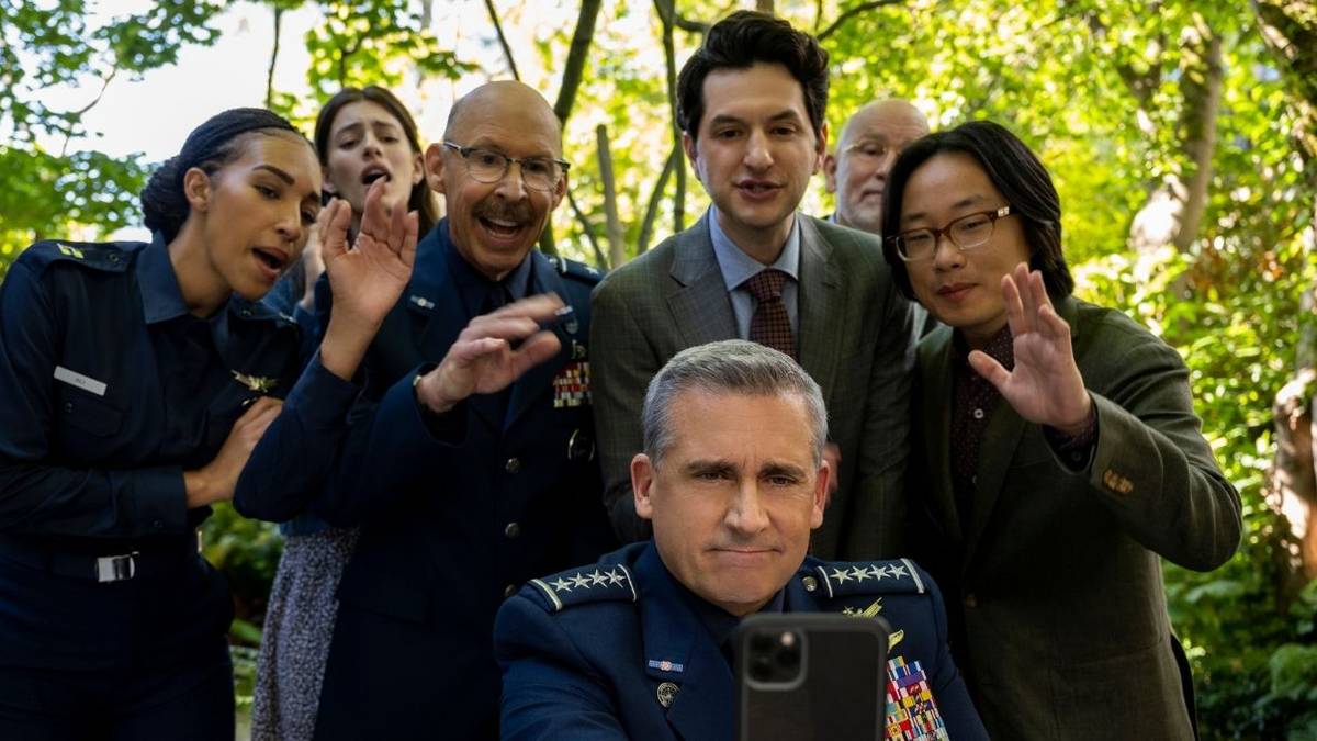 Space Force group production still