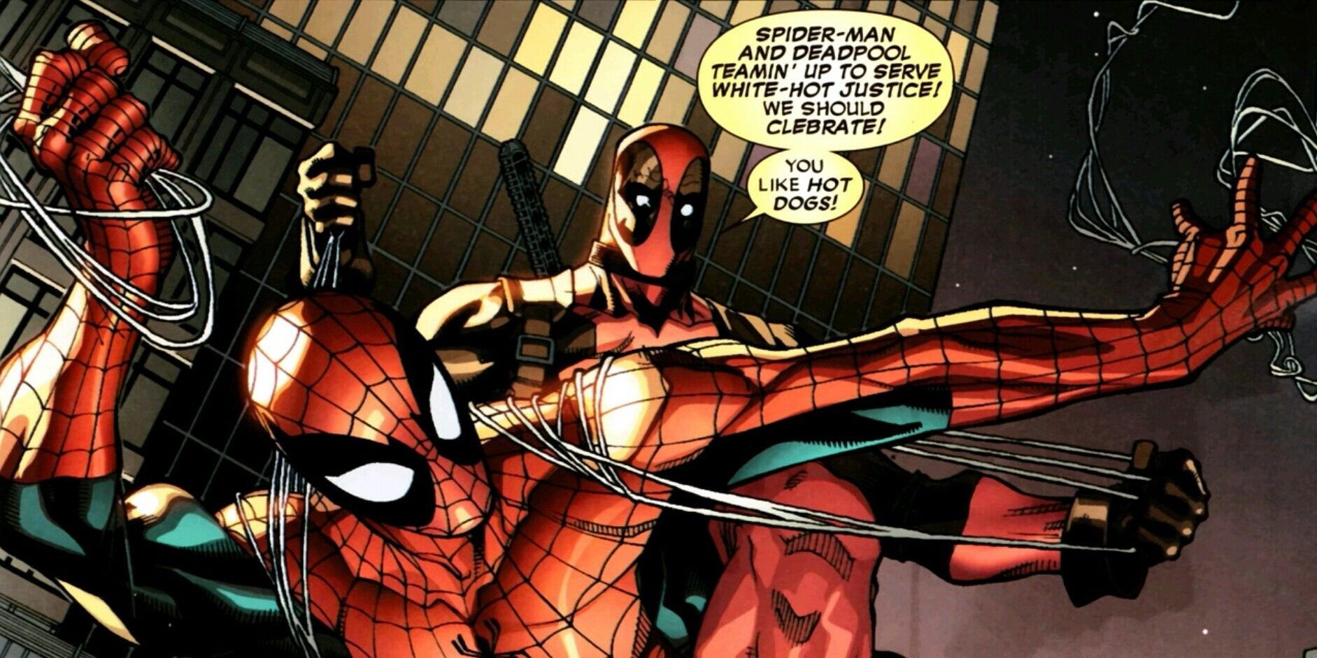 Spidey and Deadpool Cropped