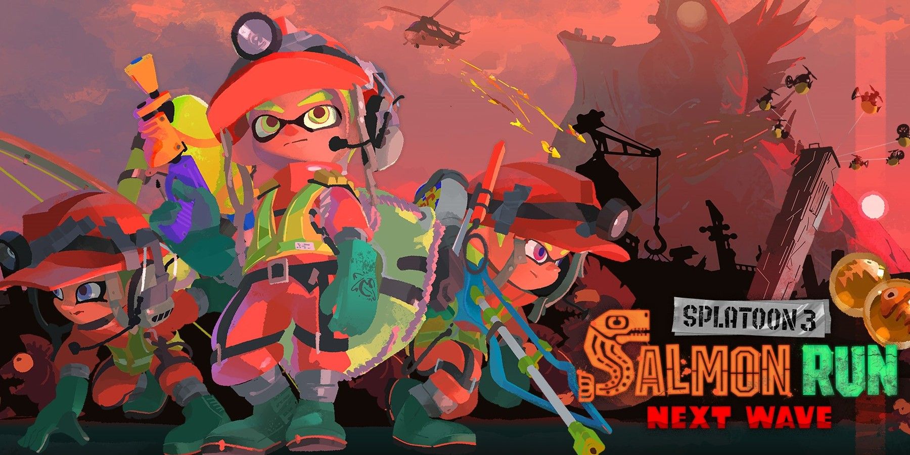 Splatoon 3 Salmon Run Следующая волна