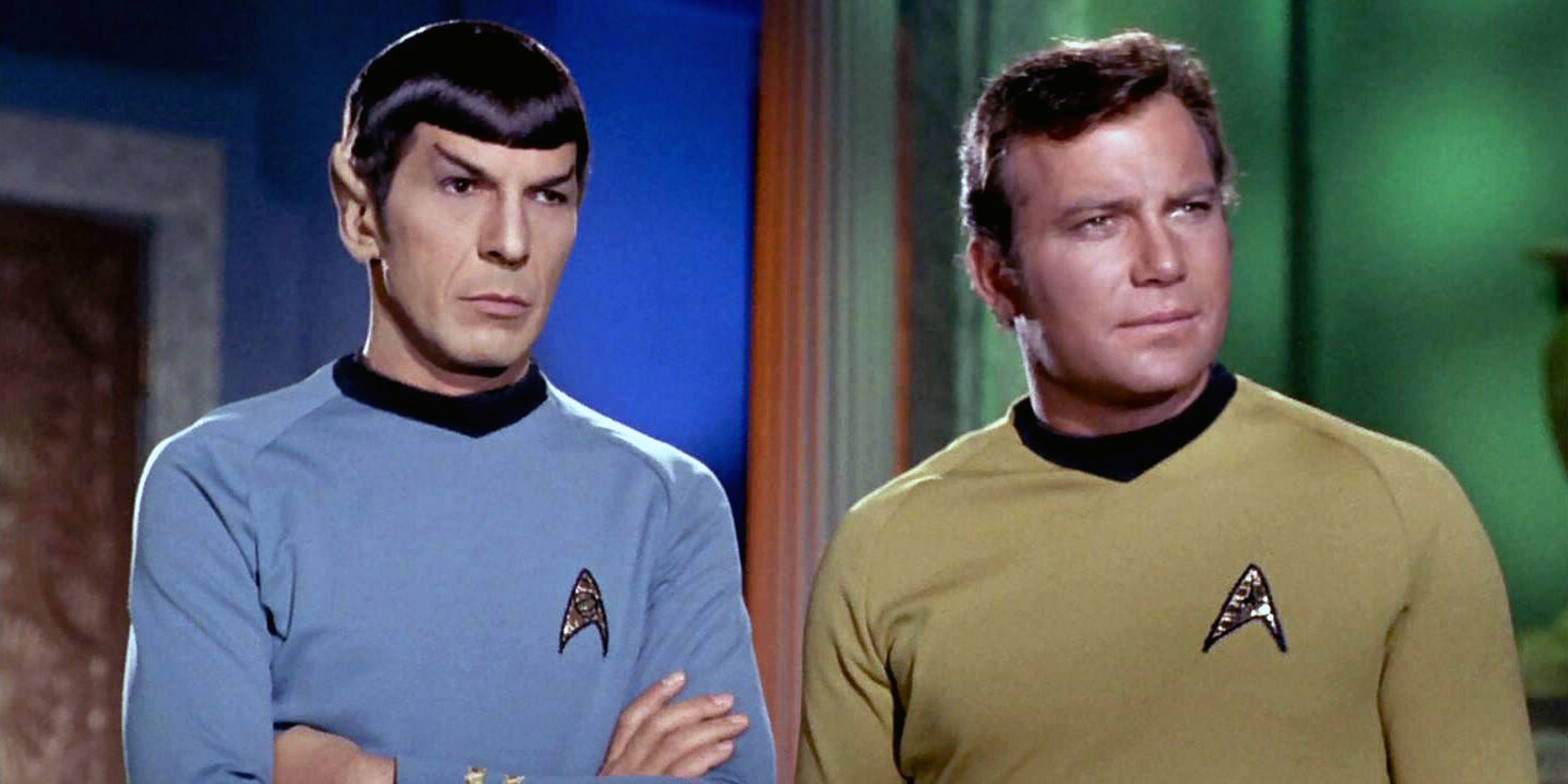 Spock and Captain Kirk Cropped