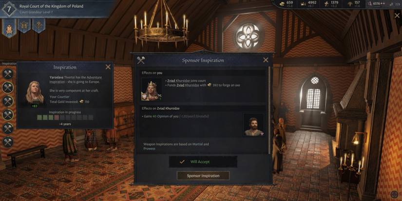 Sponsor Inspiration in Crusader Kings 3