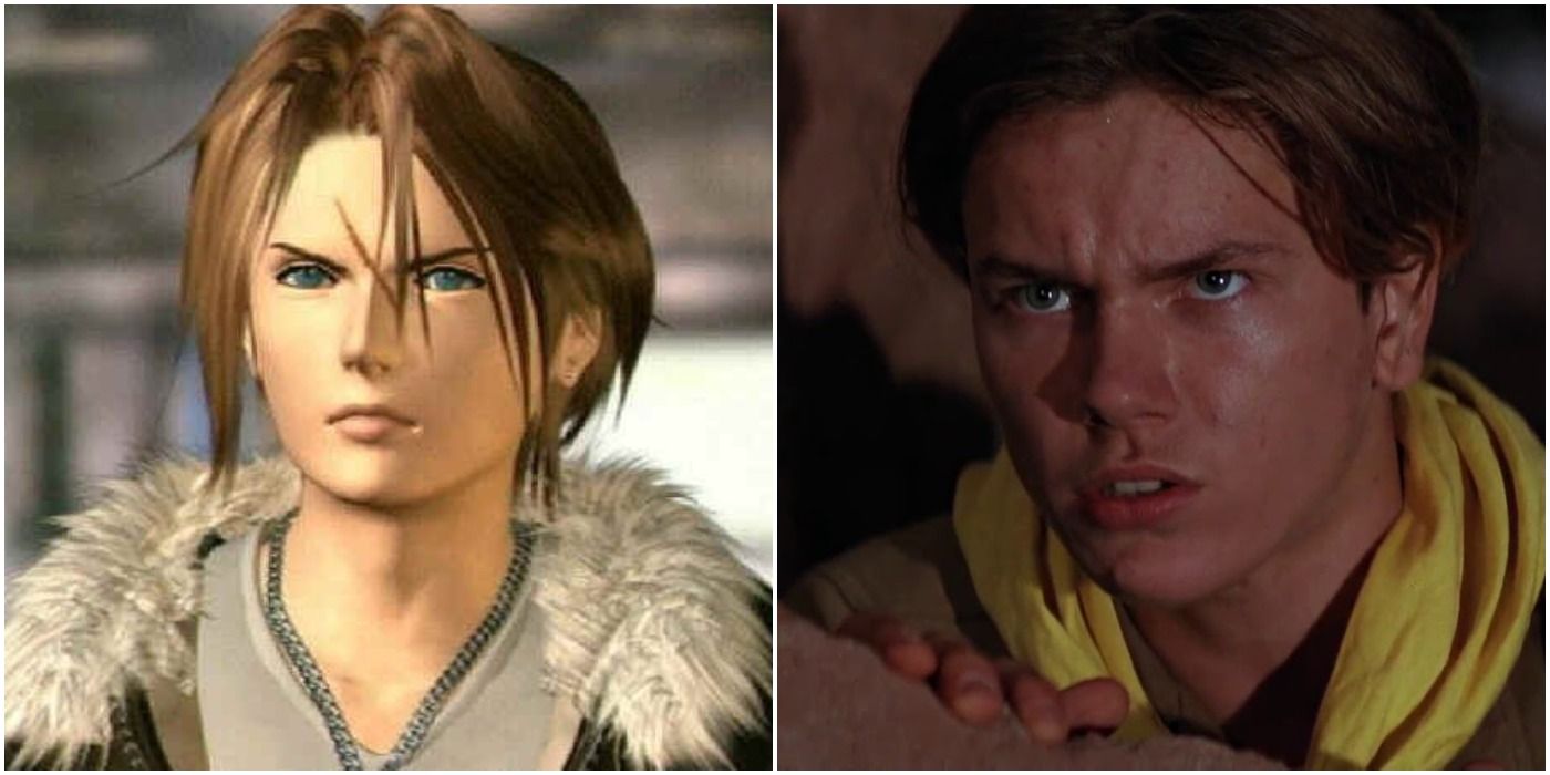 Squall in Final Fantasy 8 and River Phoenix in Indiana Jones