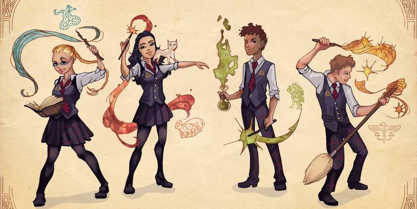Students in Ilvermorny School of Witchcraft and Wizardry