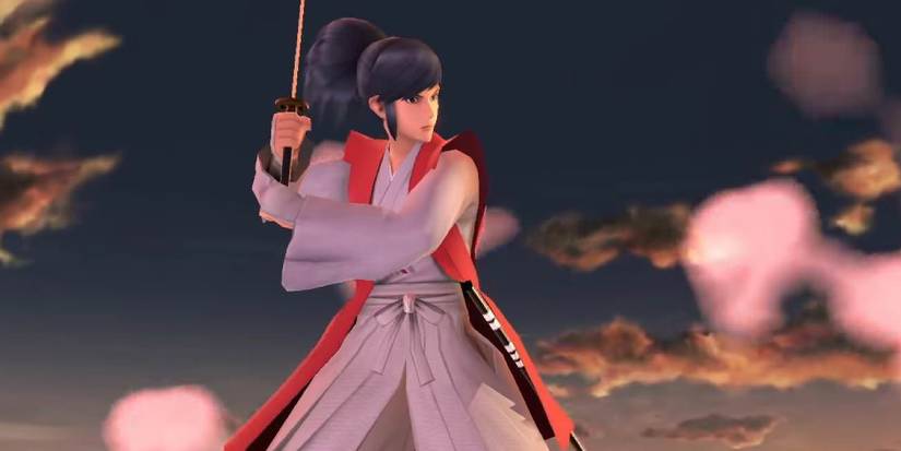 Takamaru as an Assist Trophy in Smash Bros Ultimate