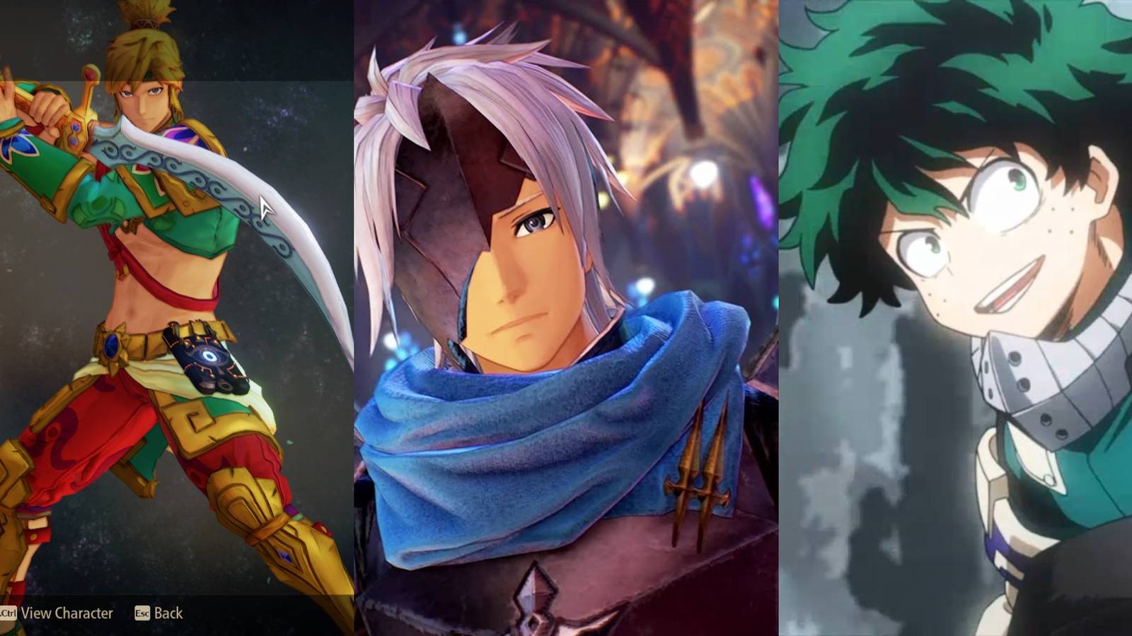 Tales of Arise Mods Split Featured Link Costume, Iron Mask, and Izuku Midorya