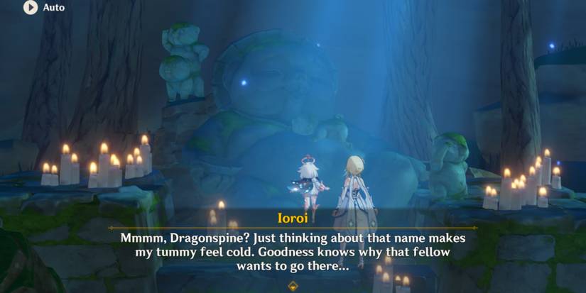 Genshin Impact Talking to Ioroi in Genshin Impact