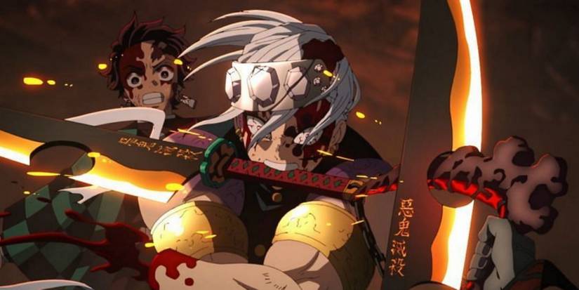 Tengen saves Tanjiro