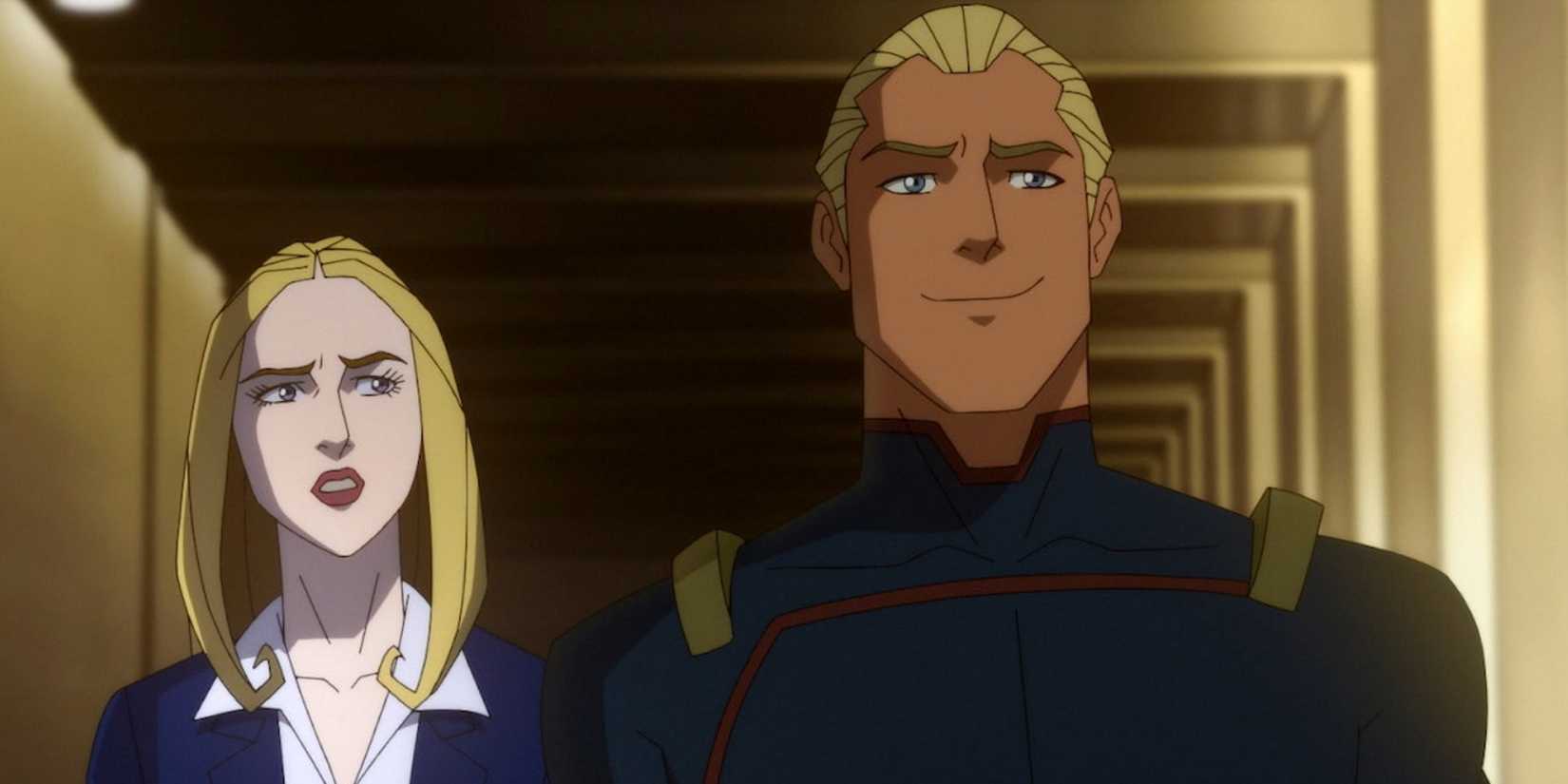 Homelander smiling in The Boys Presents: Diabolical