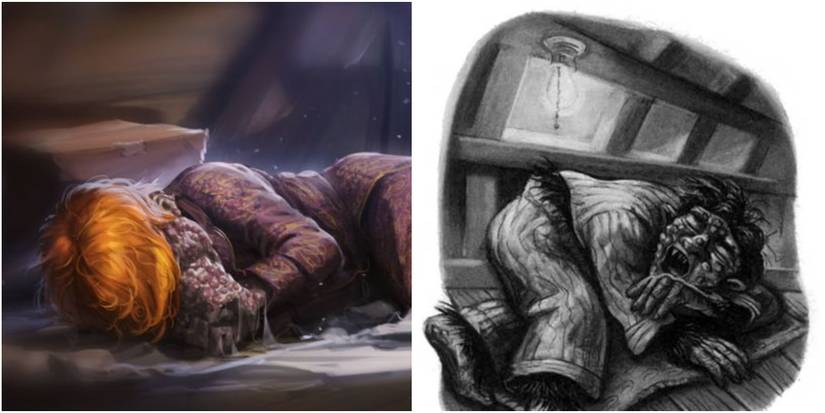 The Burrow and Weasley's Ghoul From Harry Potter Series