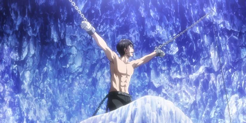 The Crystal Cavern in Attack on Titan