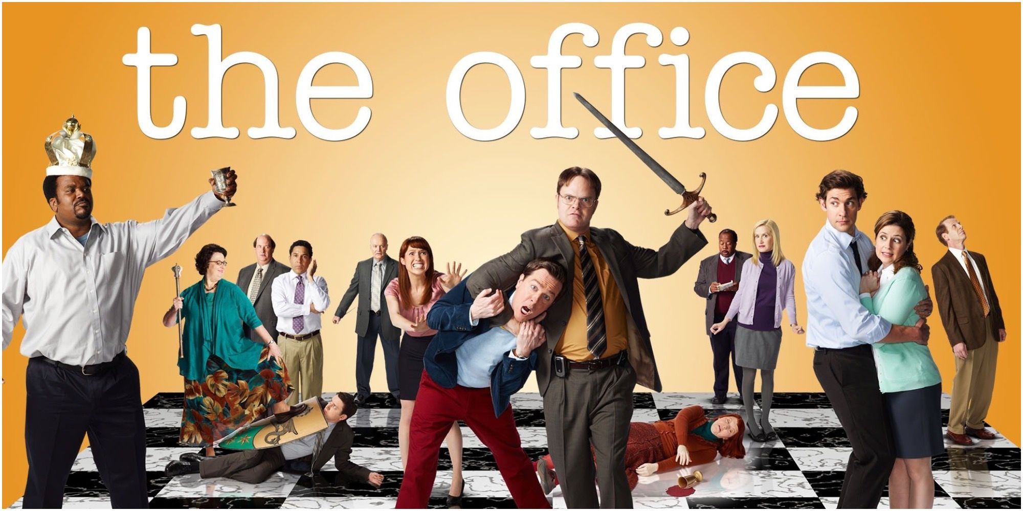 The Office Promo Poster Of The Cast Members