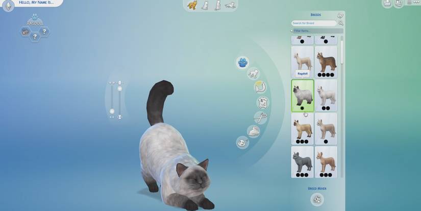 The Sims 4 create a pet