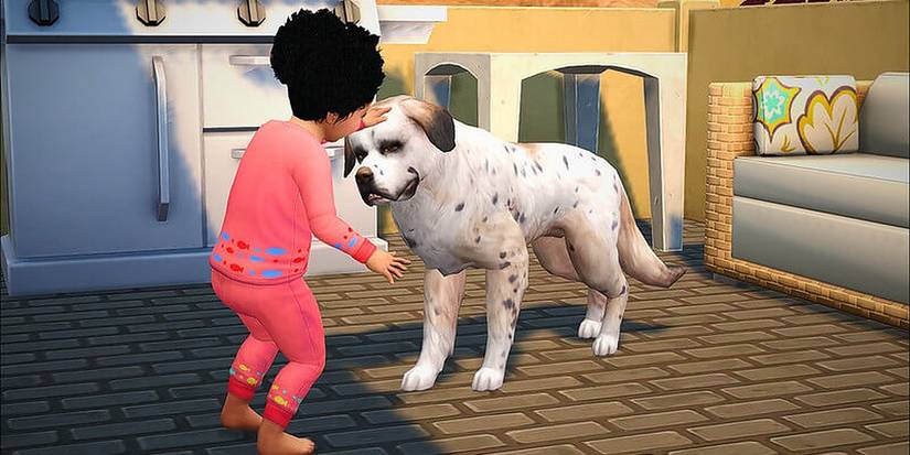 The Sims 4 dog