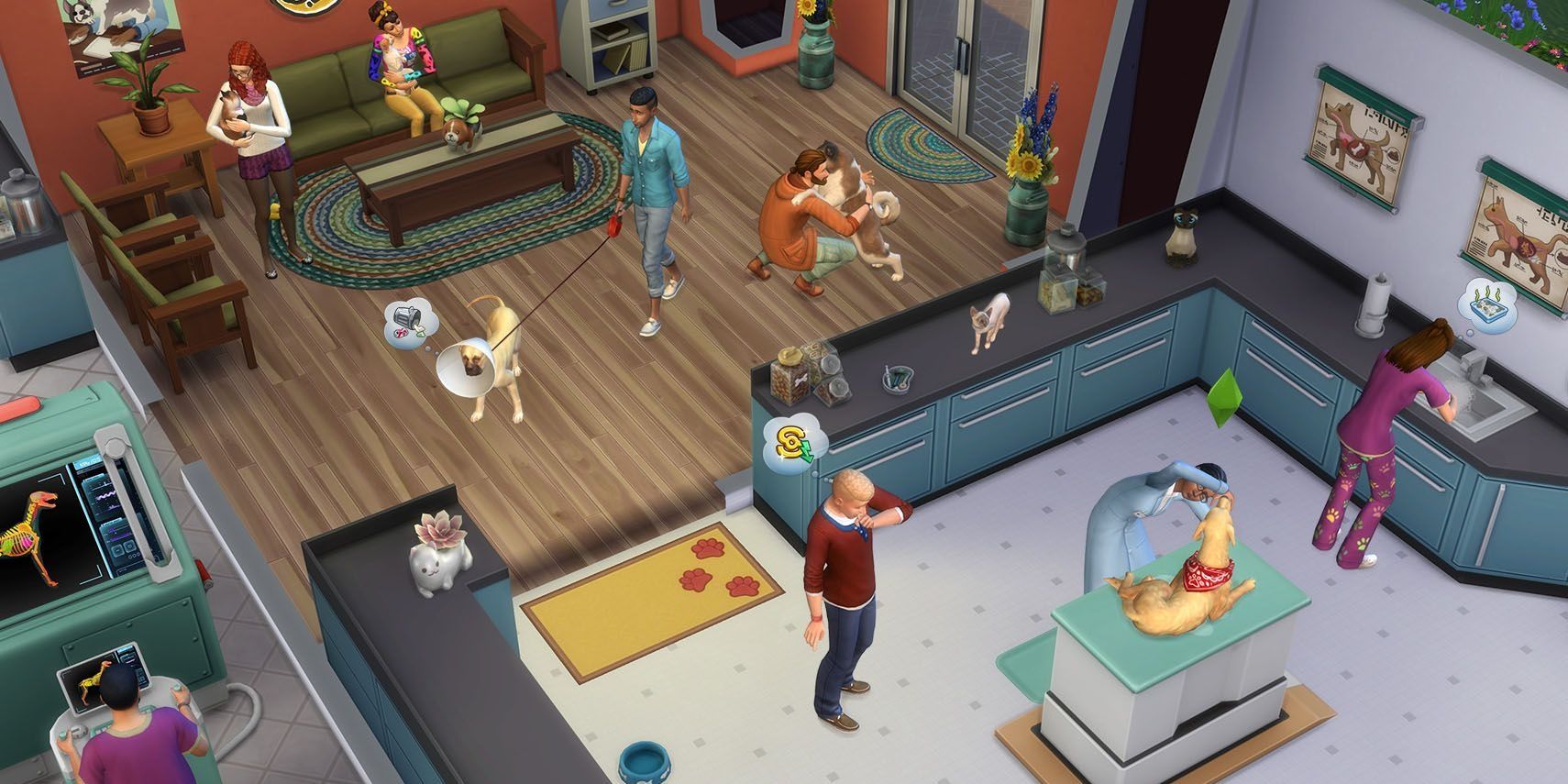 Ветеринарная клиника The Sims 4