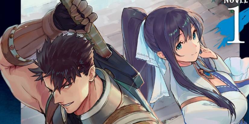 The Strange Adventure of a Broke Mercenary cover art featuring Loren and Lapis