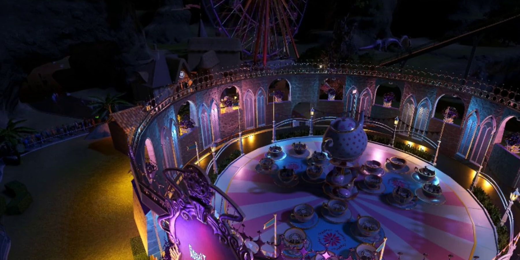 The Teacups in Planet Coaster