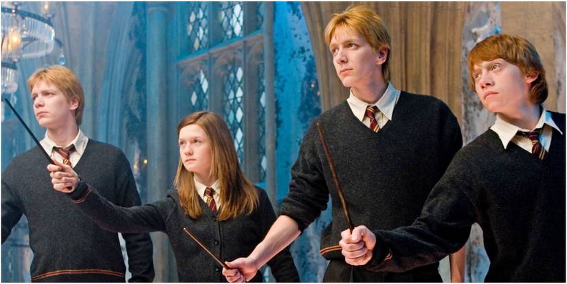 The Weasleys Ginny, Ron, Fred And George Harry Potter