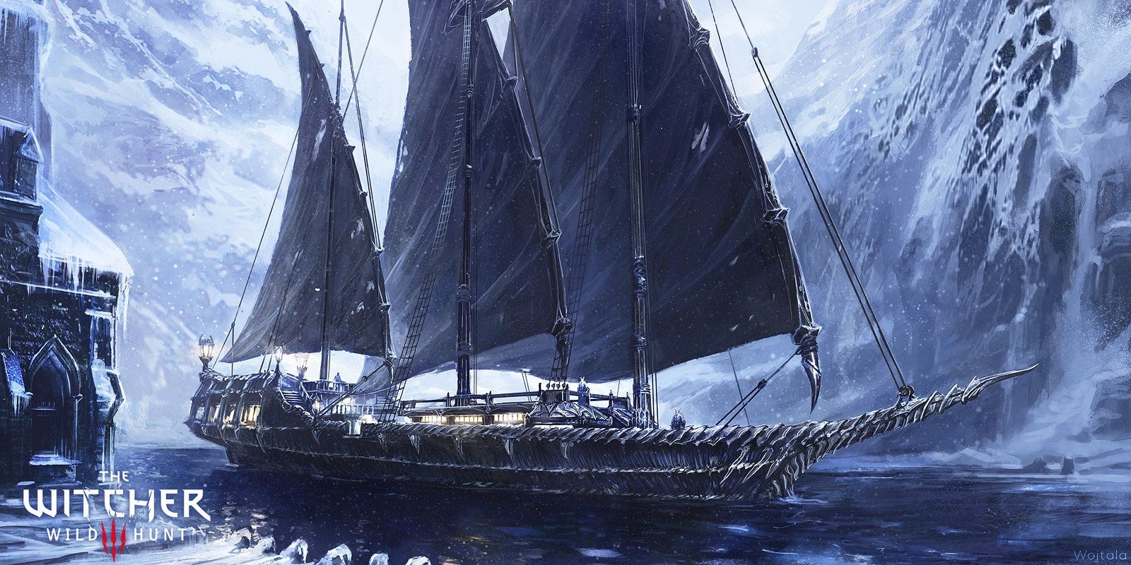 The Witcher 3: Wild Hunt Большой корабль пришвартовался на Скеллиге. 