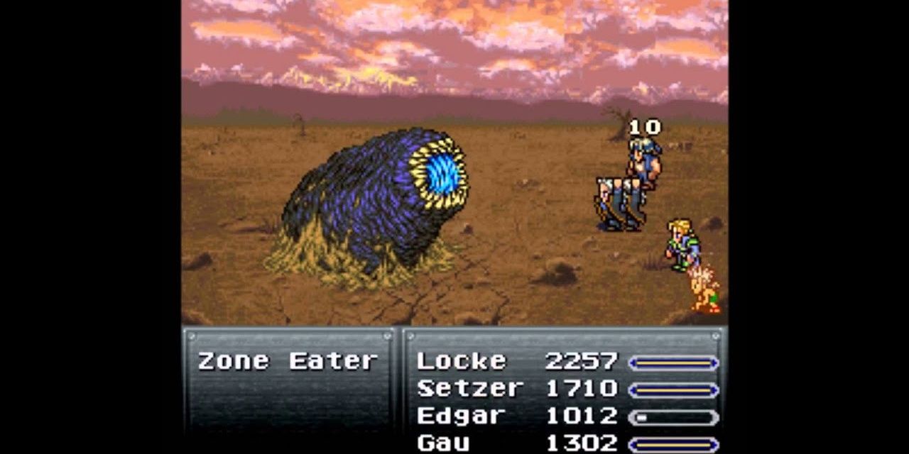 The Zone Eater in Final Fantasy 6 Pixel Remaster