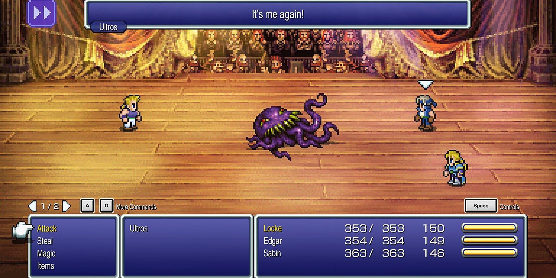The font in Final Fantasy 6 Pixel Remaster