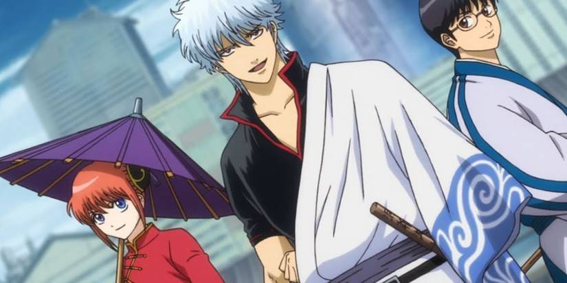 The main characters of Gintama