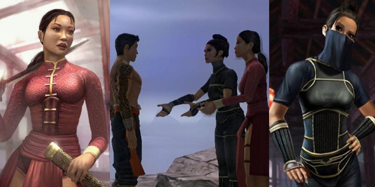 The player, Silk Fox, and Dawn Star in Jade Empire