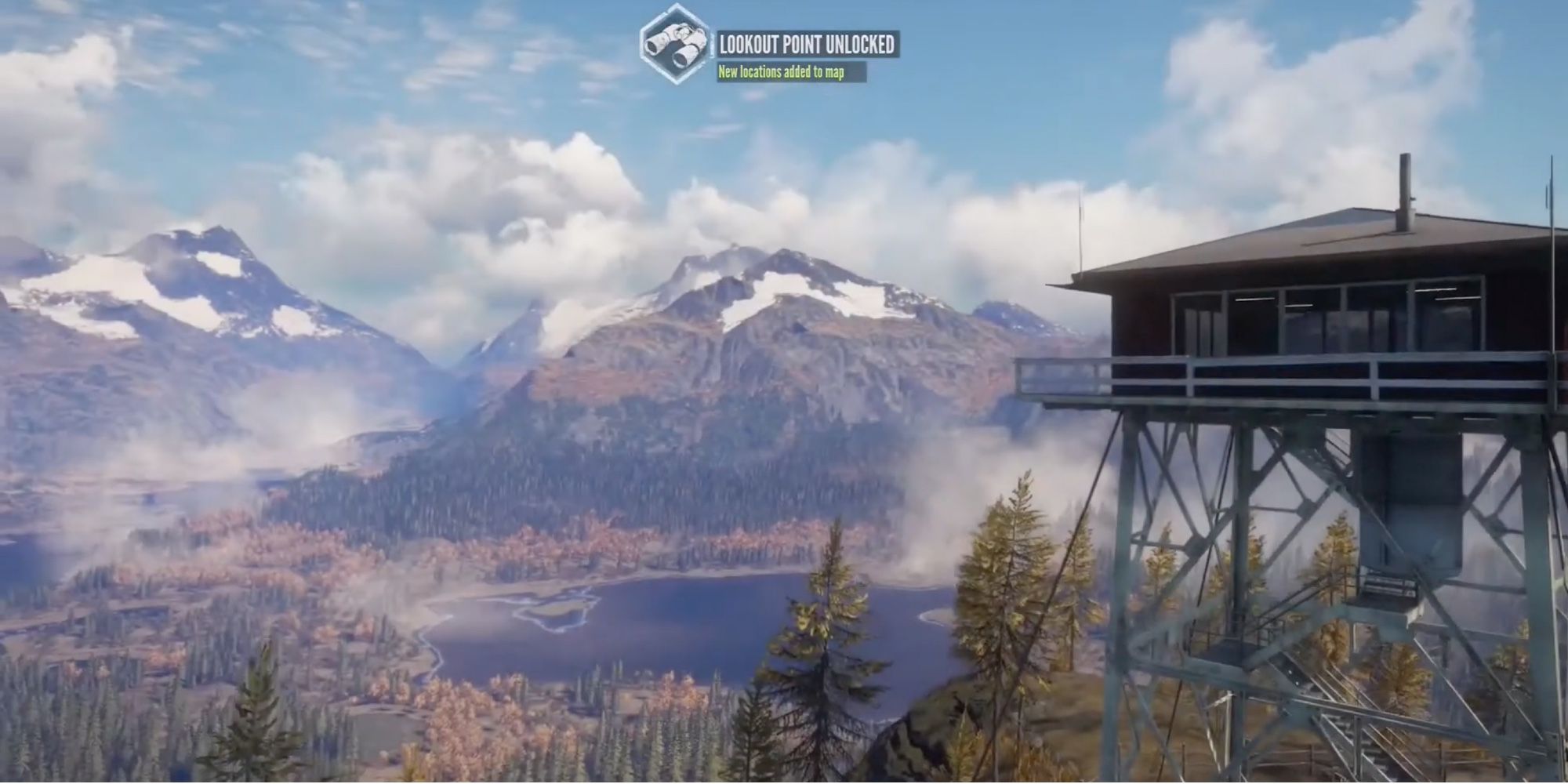 TheHunter - Call of the Wild - Complete Missions On Each Reserve - Player unlocks new Lookout Point