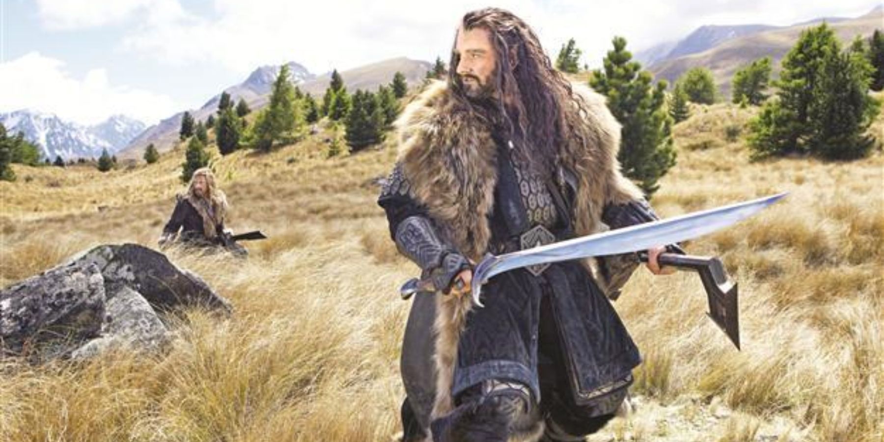 Thorin holding Sword