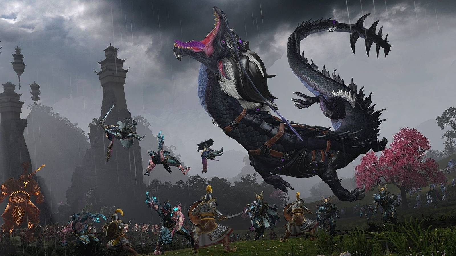 Total War Warhammer 3 Dragon Form