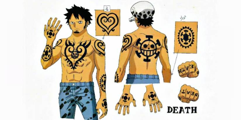 Trafalgar Law Tattoos Full