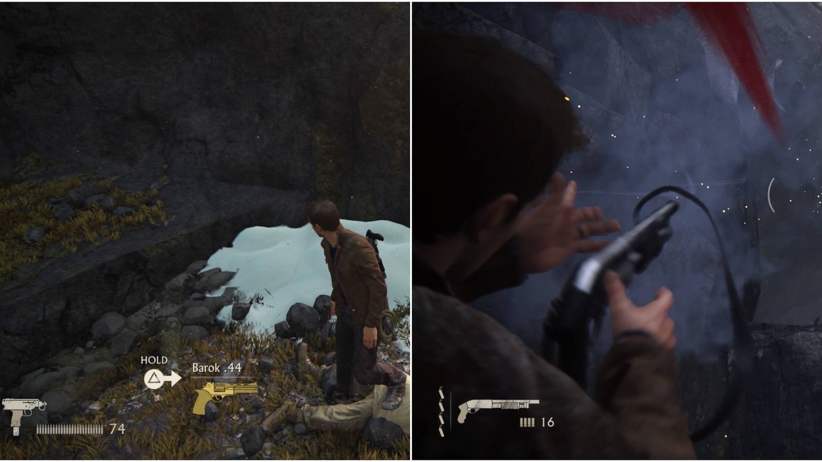 Uncharted 4 split image weapons