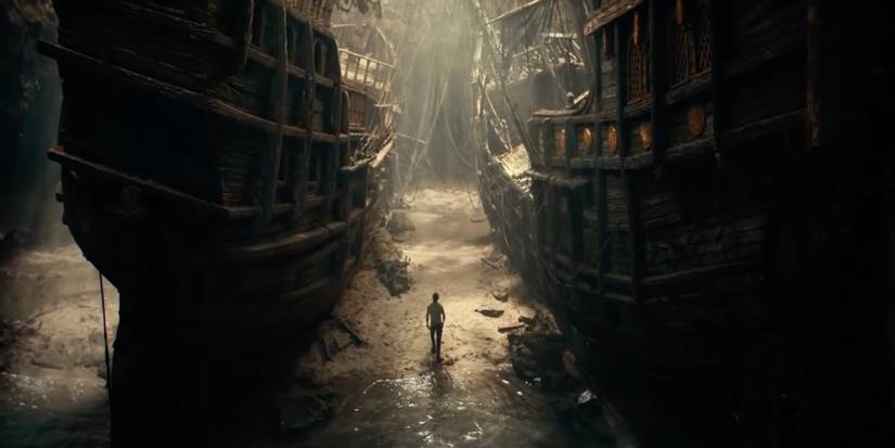 The hidden ships from the Uncharted Movie