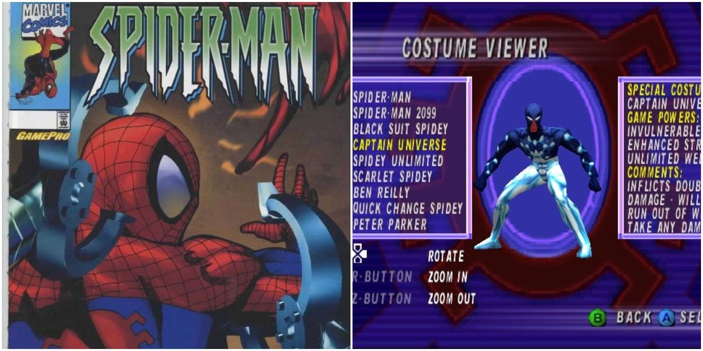 Unlockable Comics and Costumes in Neversoft's Spider-Man