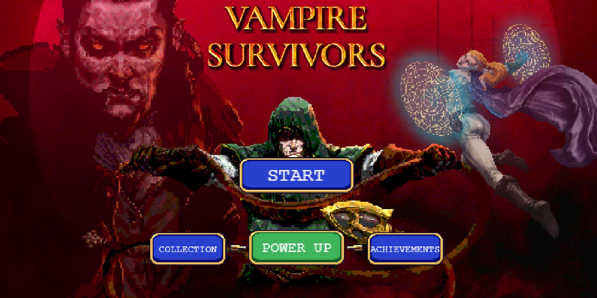 Vampire Survivors - PowerUp Reccomendations Header