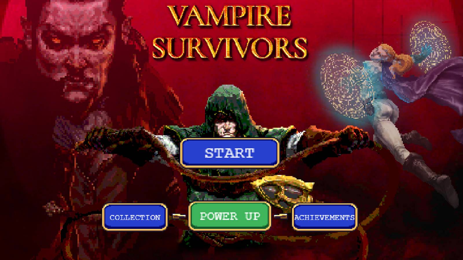 Vampire Survivors - PowerUp Reccomendations Header