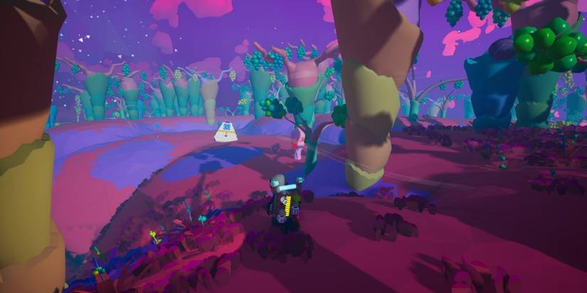 Astroneer planet vesania exploration scenery