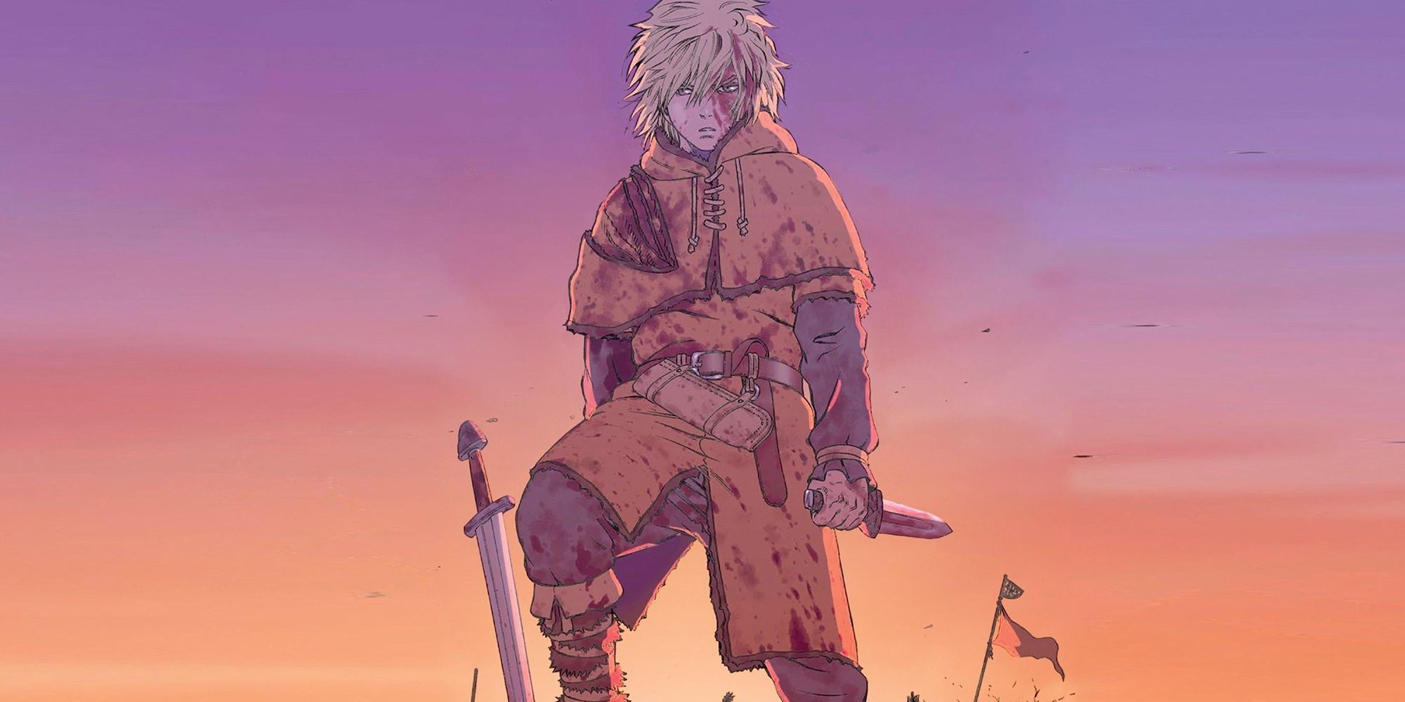 Vinland Saga Colored Spread Of Thorfinn After A Battle